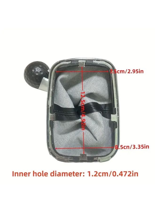 Silvery 5 Speed Gear Shift Knob Lever Shifter Boot For Volkswagen Golf 4 MK4 GTI R32 Bora Jetta 1999 2004 - Image 2